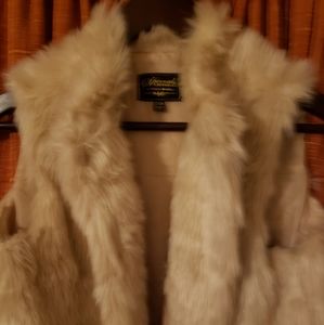 Cozy long faux fur cardigan